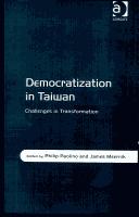 Cover for Democratization in Taiwan