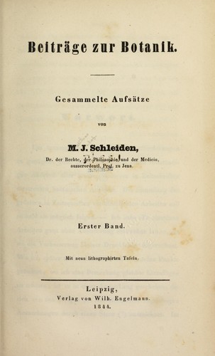 Cover for Beitr℗♭©ge zur Botanik
