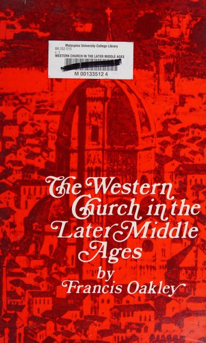 Cover for The Western Church in the Later Middle Ages