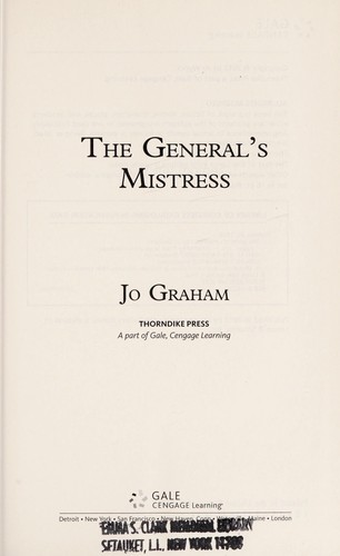 Cover for The general's mistress
