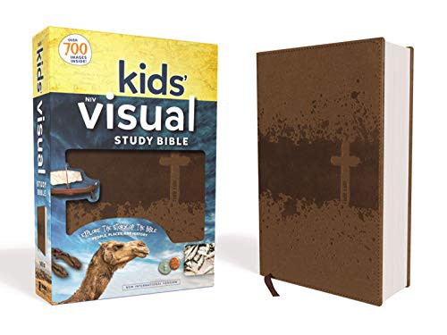 Cover for NIV, Kids' Visual Study Bible, Leathersoft, Bronze, Full Color Interior