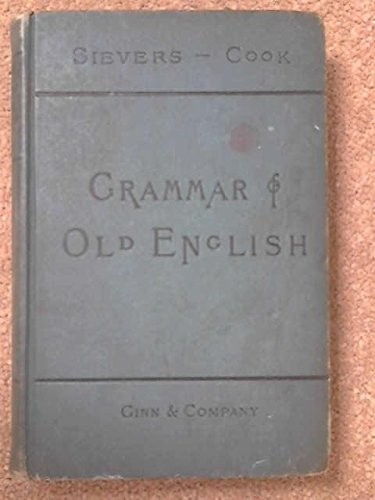 Cover for An Old English grammar. 3rd ed.
