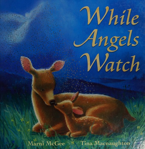 Cover for While angels watch