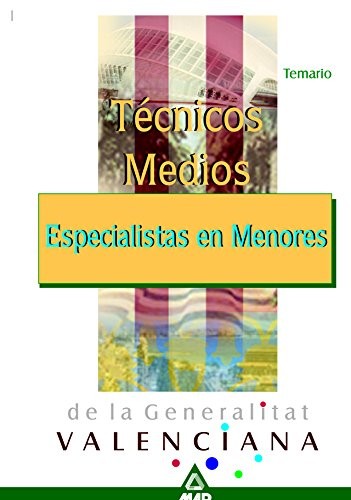 Cover for Técnicos especialistas de menores de la generalitat valenciana. Temario