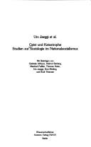 Cover for Geist und Katastrophe