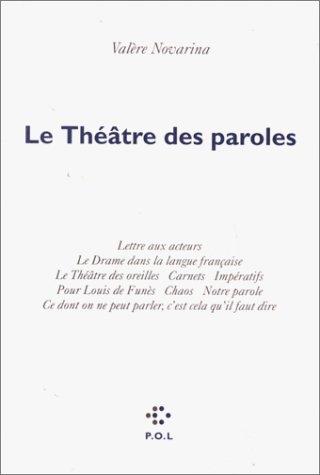 Cover for Le théâtre des paroles