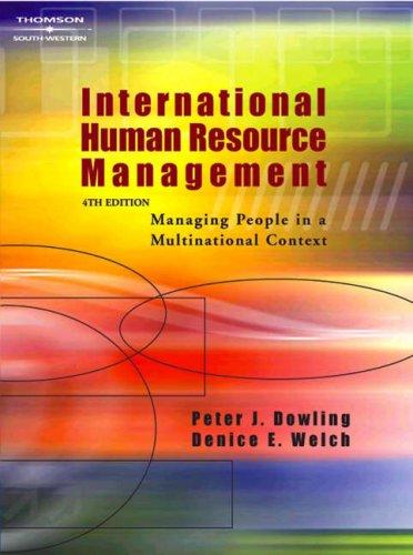 Cover for International human resource management