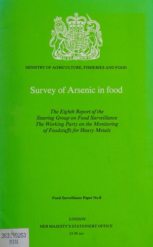 Cover for Survey of arsenic in food