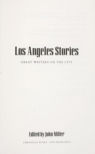 Cover for Los Angeles stories