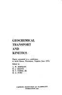 Cover for Geochemical transport and kinetics