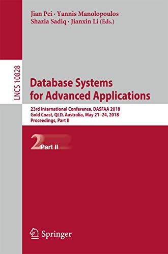 Cover for Database Systems for Advanced Applications