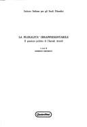 Cover for La Pluralità irrapresentabile