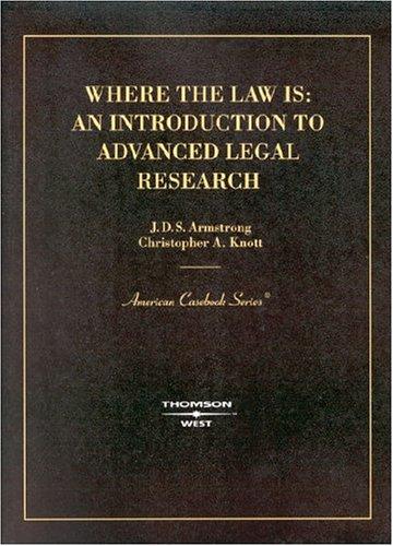 Cover for Where the law is