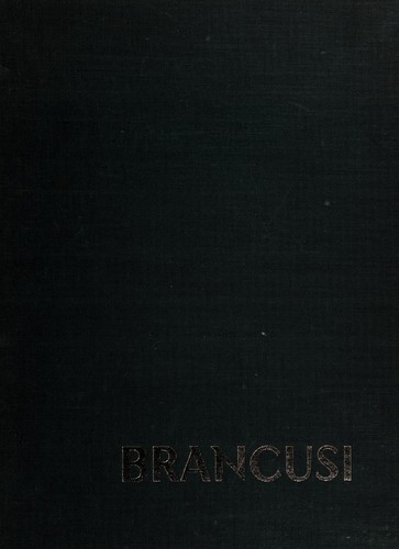 Cover for Brancusi.