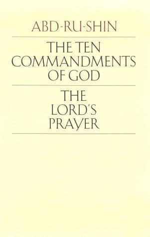 Cover for The Ten Commandments of God and The Lord's Prayer