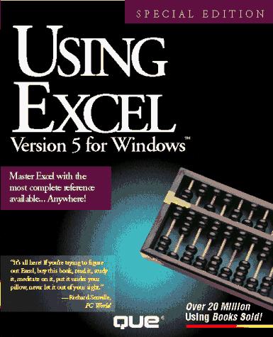 Cover for Using Excel Version 5 for Windows (Using ... (Que))