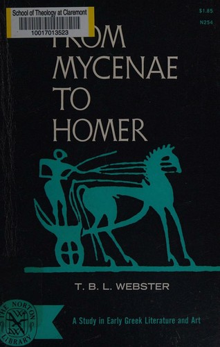 Cover for From Mycenae to Homer