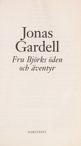 Cover for Fru Bjo rks o den och a ventyr