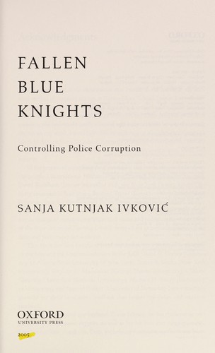Cover for Fallen blue knights