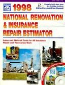 Cover for 1998 National Renovation & Insurance Repair Estimator (National Renovation & Insurance Repair Estimator (W/CD))