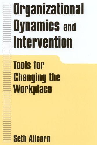 Cover for Organizational dynamics and intervention