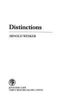 Cover for Distinctions