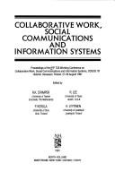 Cover for Collaborative work, social communications and information systems