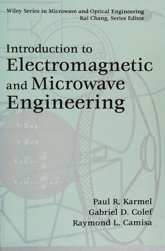 Cover for Introduction to electromagnetic and microwave engineering