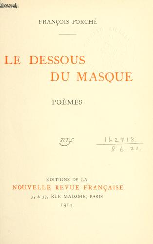 Cover for dessous du masque