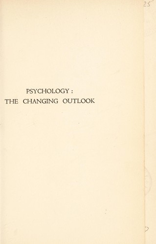 Cover for Psychology