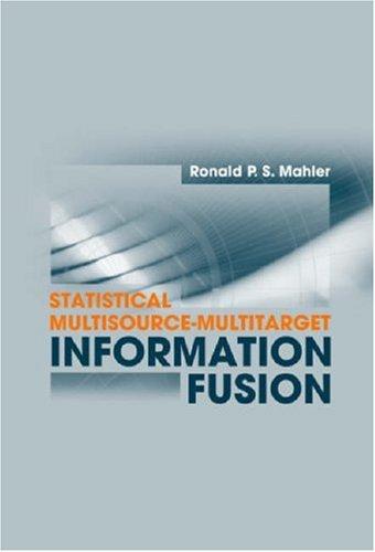 Cover for Statistical Multisource-Multitarget Information Fusion