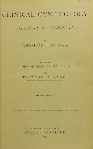 Cover for Clinical gynæcology