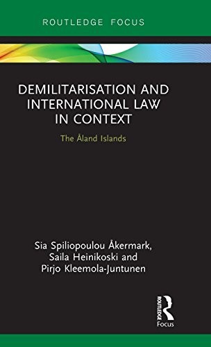 Cover for Demilitarization and International Law in Context