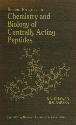 Cover for Recent Progress in Chemistry and Biology of Centrally Acting Peptides