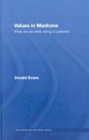 Cover for Values in Medicine