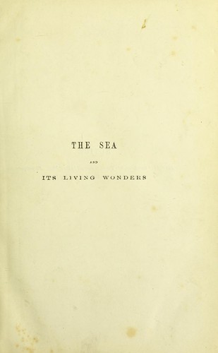 Cover for The sea and its living wonders