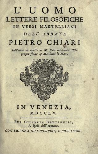 Cover for L' uomo