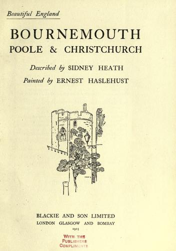 Cover for Bournemouth, Poole & Christchurch