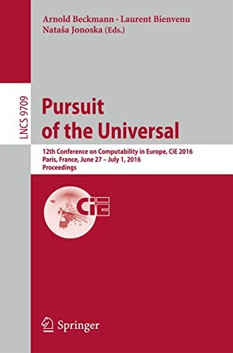 Cover for Pursuit of the Universal
