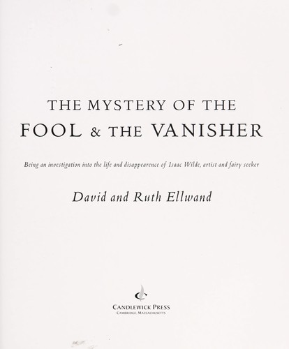 Cover for The mystery of the fool & the vanisher