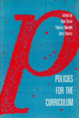 Cover for Policies for the Curriculum