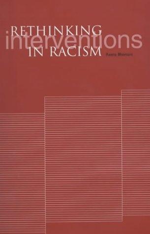 Cover for Rethinking interventions to combat racism