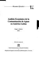 Cover for Análisis económico de la contaminación de aguas en América Latina