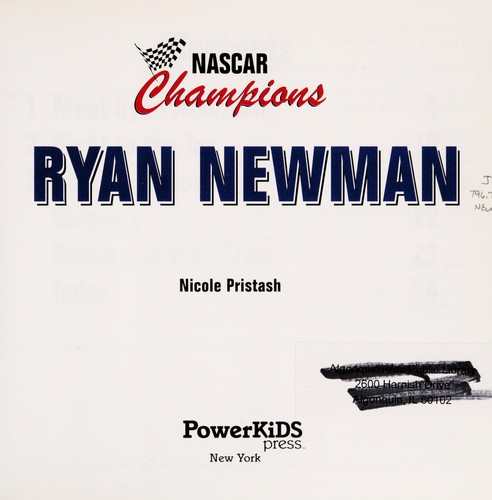 Cover for Ryan Newman
