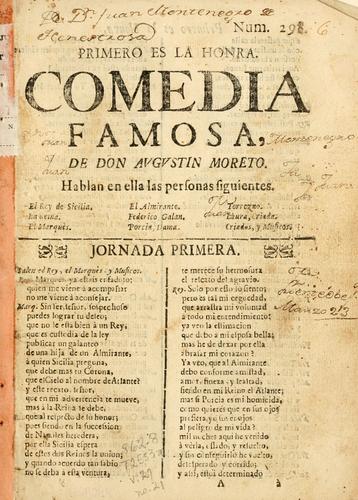 Cover for Primero es la honra