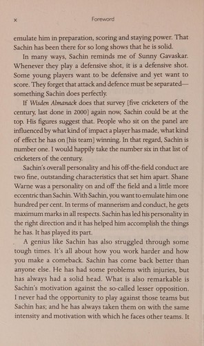 Cover for Sachin