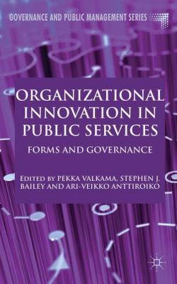 Cover for Organizational Innovation In Public Services Forms And Governance