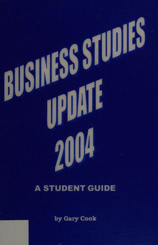 Cover for Business studies update 2004