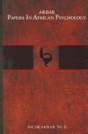 Cover for Akbar papers in African psychology