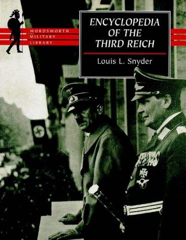 Cover for Encyclopedia of the Third Reich